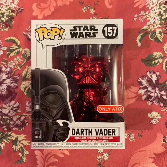 red darth vader funko pop